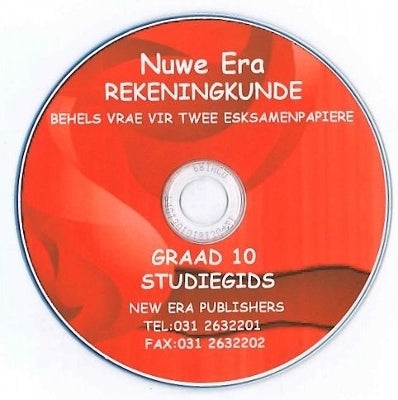 Nuwe Era Rekeningkunde Graad 11 Studiegids (Cd Only)