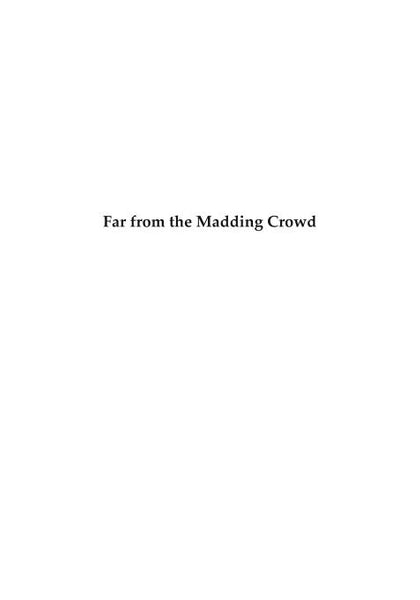Far From the Madding Crowd Novel