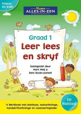 Nuwe Alles in 1 Se Leer Lees En Skryf vir Gr 1 N Werkboek vir Huistaal