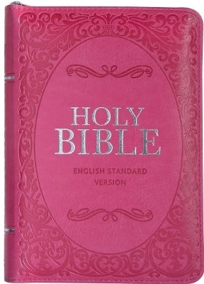 Esv Compact Bible With Zip Pink