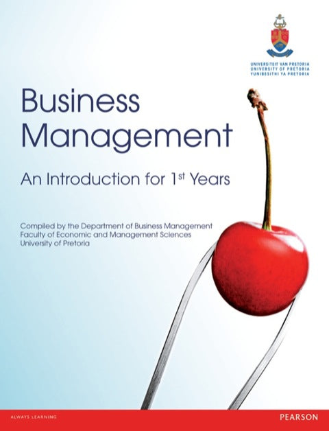 Business Management an Introduction for First Years