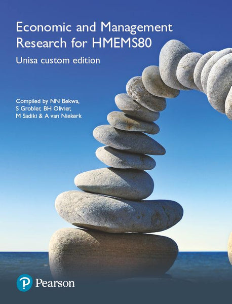 Economic and Management Research for Hmems80 Unisa Custom Edition