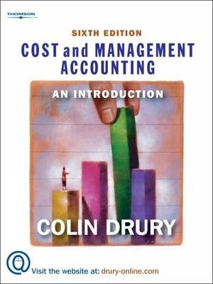 Cost and Management Accounting an Intro