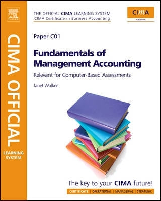 Cima Official Learning System Fundamentals of Management Accounting