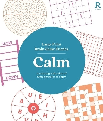 Large Print Brain Game Puzzles Calm Puzzle Book for Adults