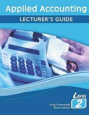 Applied Accounting (Level 2) (Lectors Guide)