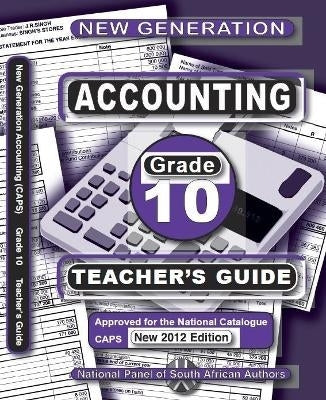 New Generation Accounting Gr 10 (Teachers Book) (Caps)