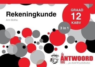 Rekeningkunde Gr 12 (3 in 1)(Caps) (Die Antwoordgids)