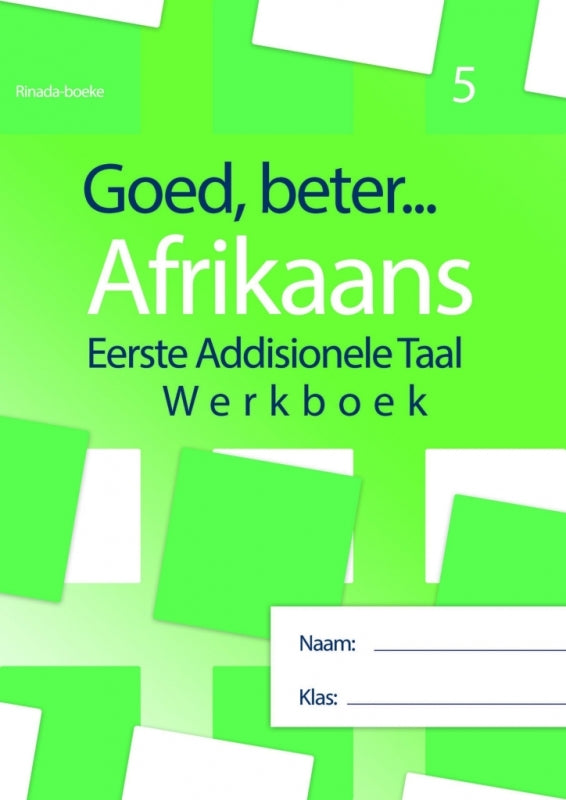Goed Beter Afrikaans Gr 5 (Werkboek)
