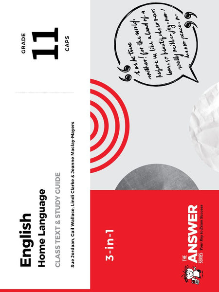 Answer Series Gr 11 English Home Language 3In1 Caps (Study Guide)