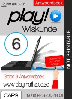 Play Wiskunde Gr 6 (Antwoordboek)