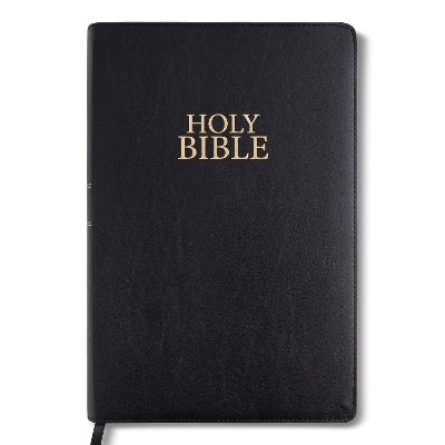 Niv Giant Print Luxury Bonded Leather Bible Black