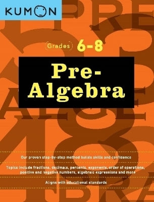 Kumon Gr 6-8 Pre Algebra