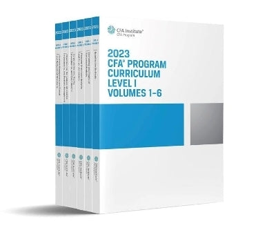 2023 Cfa Program Curriculum (Level I Box Set)