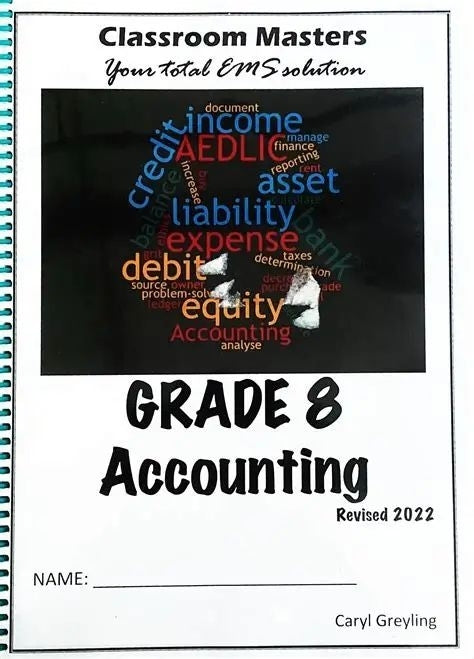 Classroom Masters Accounting Gr 8 (Textbook)