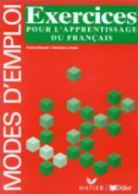 Modes Demploi Exercices Pour Lapprentissage Du Francais