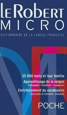 Lerobert Micro Dictionnaire De La Langue Francaise
