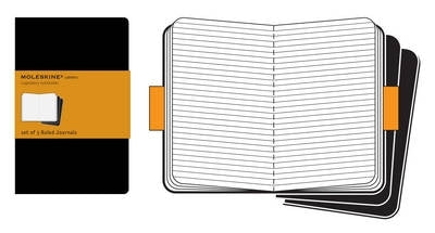 Diary Moleskine Cahier Rules Black Pocket