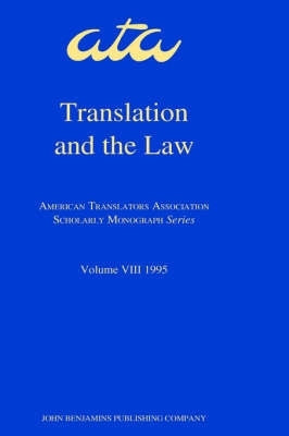 Translation and the Law (H/C)