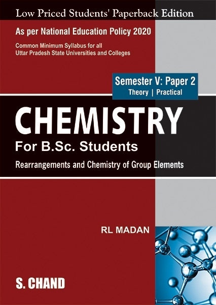 Chemistry for B Sc Students Semester 4 Rearrangements and Chemistry of Group Elements