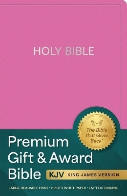 Kjv Holy Bible Premium Gift and Award Bible Pink Imitation Leather