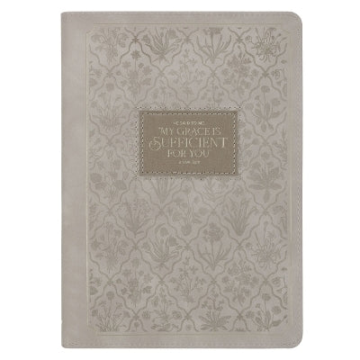 My Grace is Sufficient for You (Zippered Journal) (Wide Ruled Notebook)