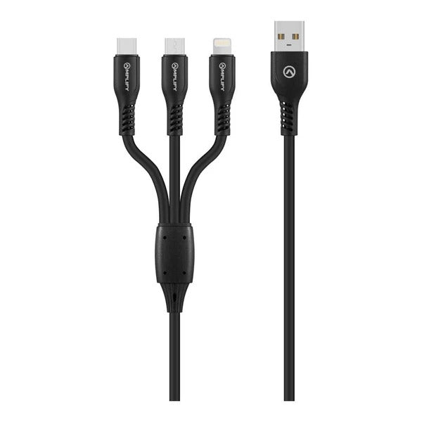 3-In-1 Cable Amplify Corecharge - Black