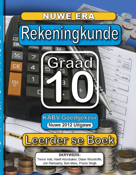 Nuwe Era Rekeningkunde Gr 10 Leerder Boek