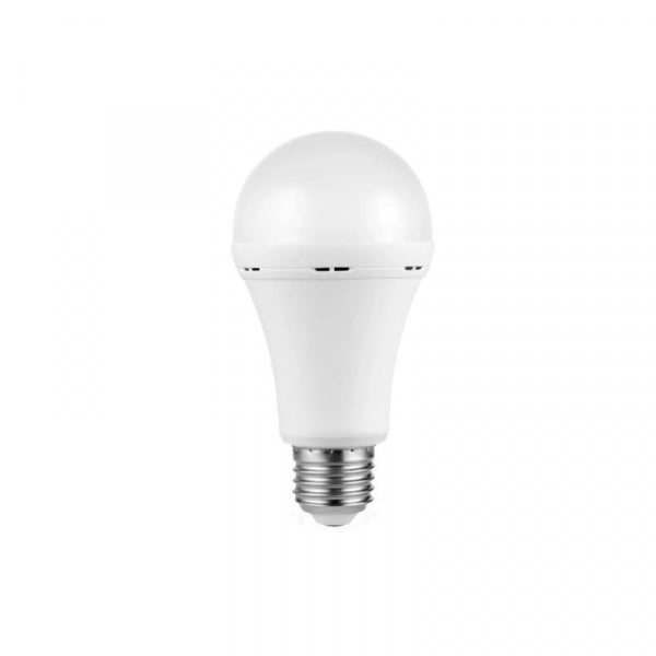 Switched 9W A60 Rechargeable Led Light Bulb - E27 - Warm White