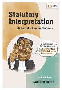STATUTORY INTERPRETATION AN INTRODUCTION FOR STUDENTS