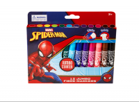 Spiderman 12 Jumbo Fibre Markers Multi