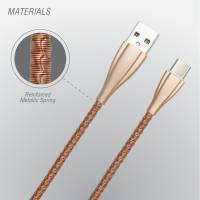 Volkano Fashion series cable Type-C 1.8m - Rose Gold