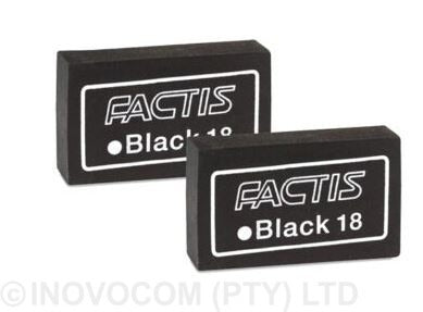 Factis Magic Black Eraser 2 Pack