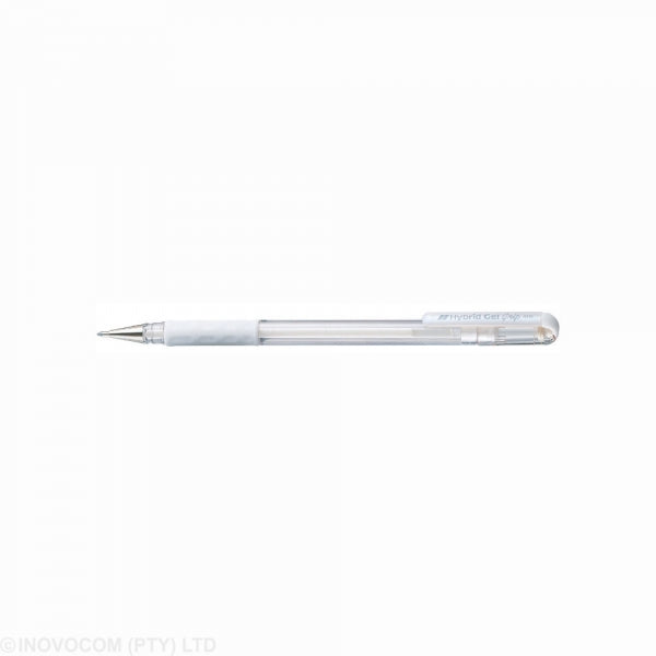 Pen Gel Pentel Hybrid Milky Grip 0.8Mm White
