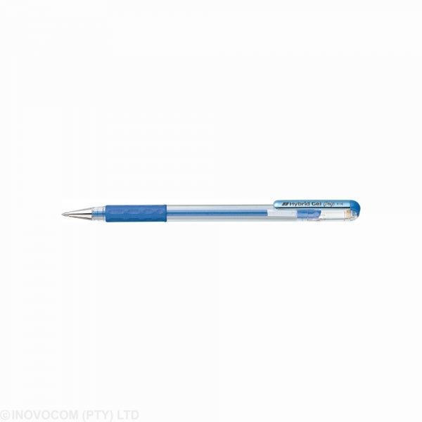 Pen Hybrid Metallic Grip 0.8Mm Blue