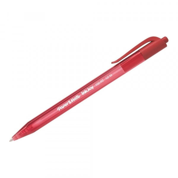 Pen Ballpoint Paper Mate Inkjoy 100 Medium 1.0Mm Red