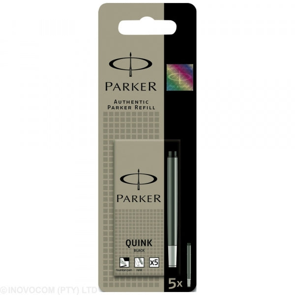 Pen Refill Fountain Parker 5Pc Black
