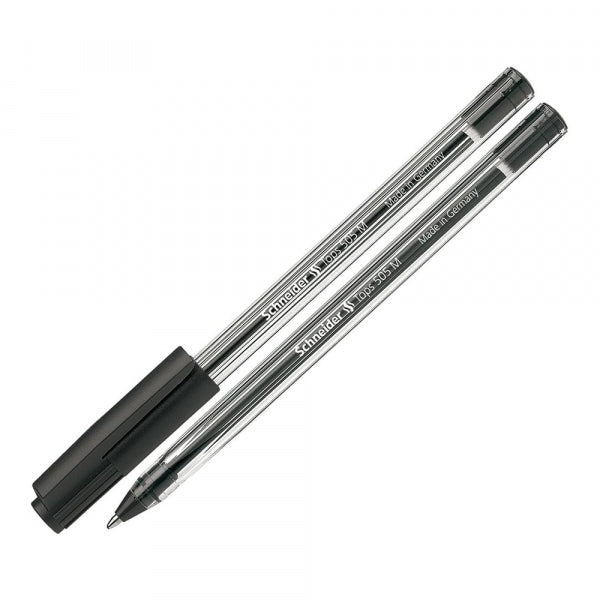 Pen Ballpoint Schneider Tops 505 Clear Medium Black