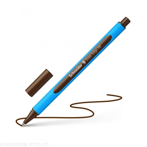 Pen Ballpoint Schneider Slider Edge Xb Brown