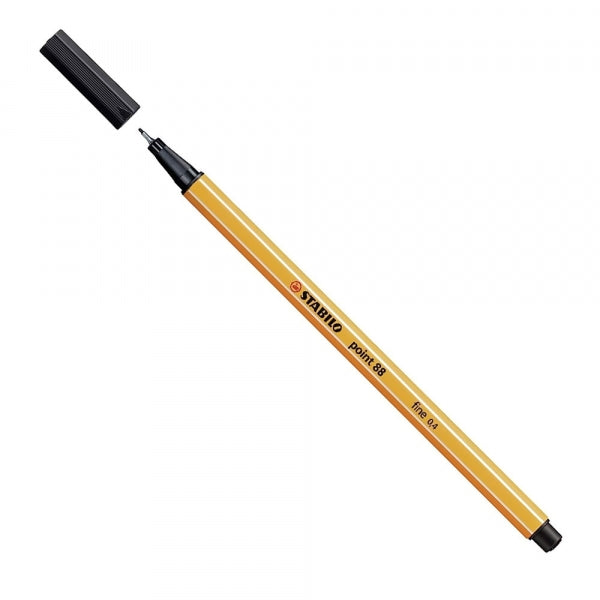 Pen Fine Liner Stabilo Point 88 0.4 Black