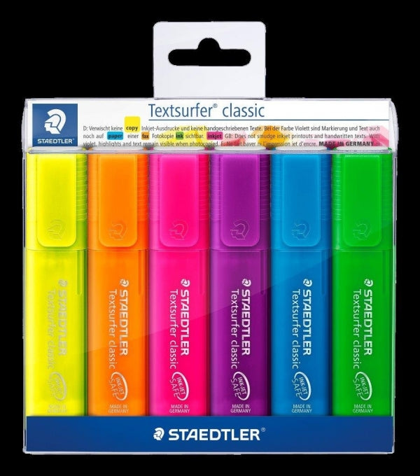 Highlighter Textsurfer Pack of 6