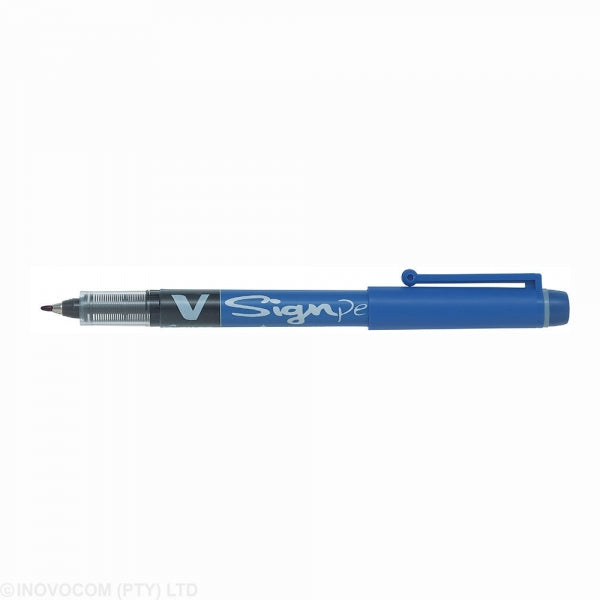 Pen V Sign Pen Liquid Ink Swvsp Medium Blue
