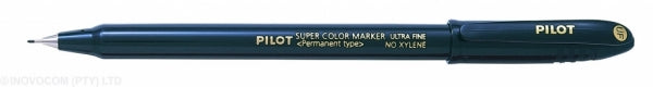 Marker Permanent Pilot Super Colour Ultra Fine Black