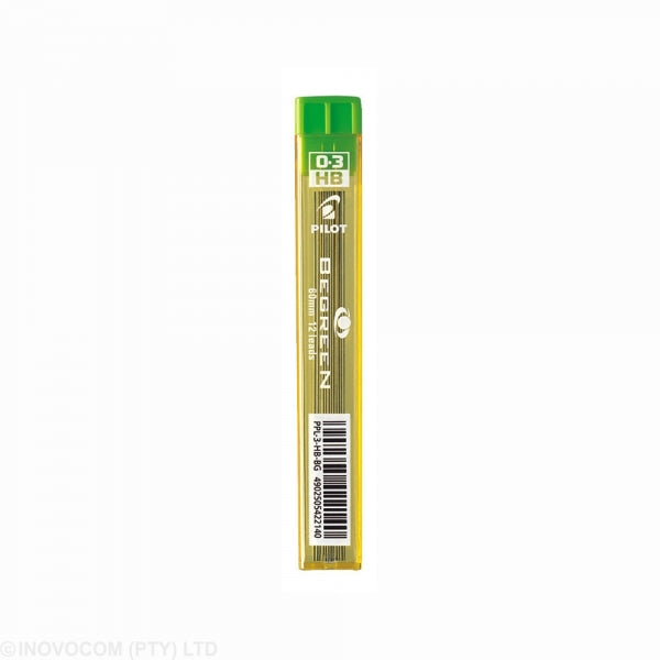 Pencil Lead Refill Hb Pilot Begreen 0.3Mm