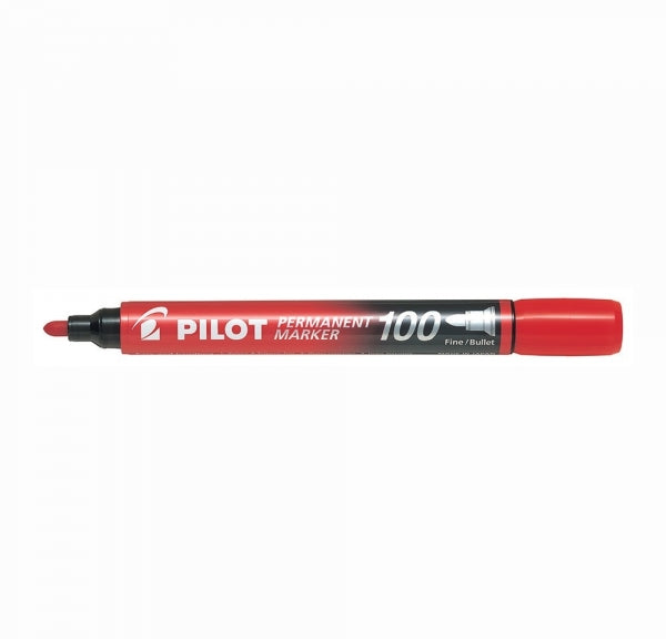 Marker Permanent Bullet Point Red