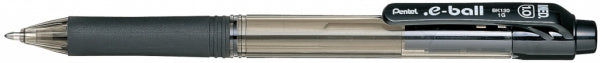 Pen Ballpoint Retractable Pentel Eball Medium 1.0Mm Black