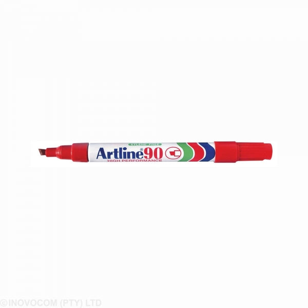 Marker Artline Ek90 Chisel Red