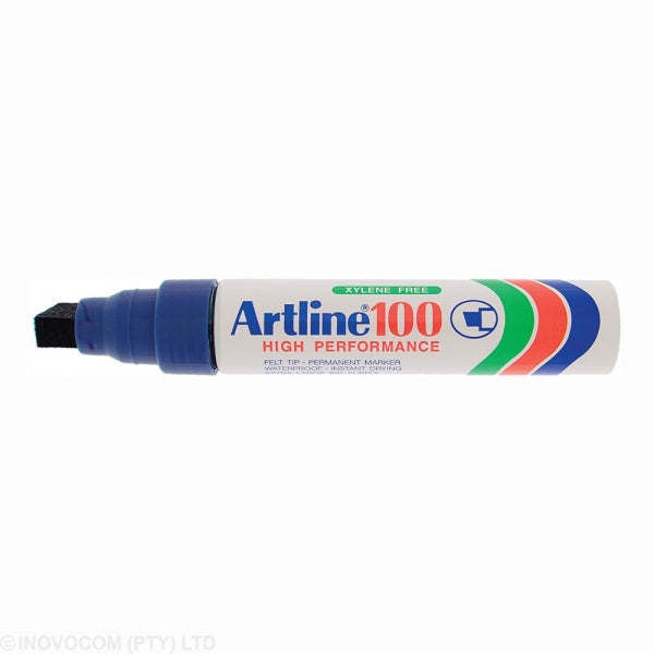 Marker Artline Ek100 Industrial Chisel Blue