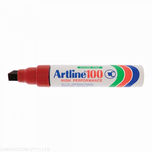 Marker Artline Ek100 Industrial Chisel Red