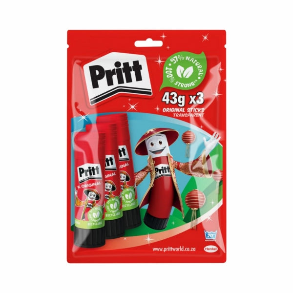 Pritt Stick Value Pack of 3 43G